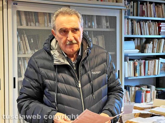 Viterbo - Il presidente di Archeotuscia Luciano Proietti