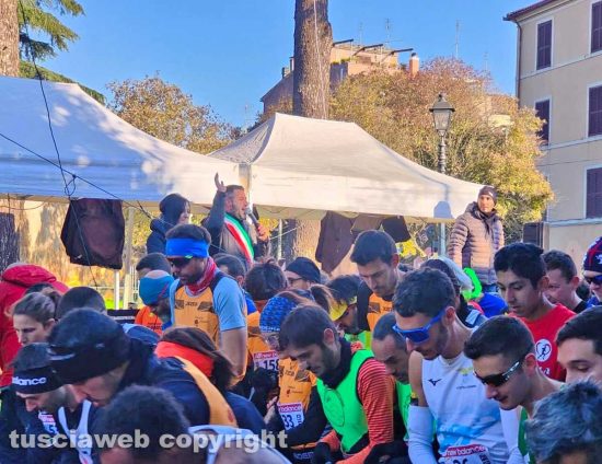 Civita Castellana - La maratonina dei tre comuni - Il sindaco Luca Giampieri