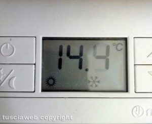 Le temperature all’istituto Orioli in via Bianchini