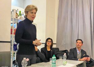 La senatrice Silvia Fregolent a Ronciglione