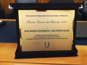 Roma - "Premio del Ricordo" a Silvano Olmi e Maurizio Federici