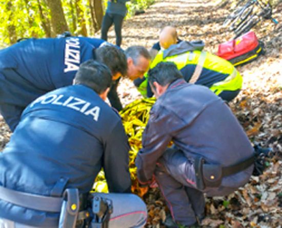 Monte Fogliano - Ciclista soccorso