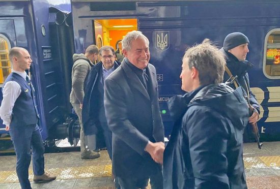Il ministro del Made in Italy Adolfo Urso a Kiev