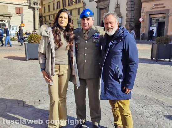 Daniela Ferolla, il generale Andrea Di Stasio e Marcello Masi