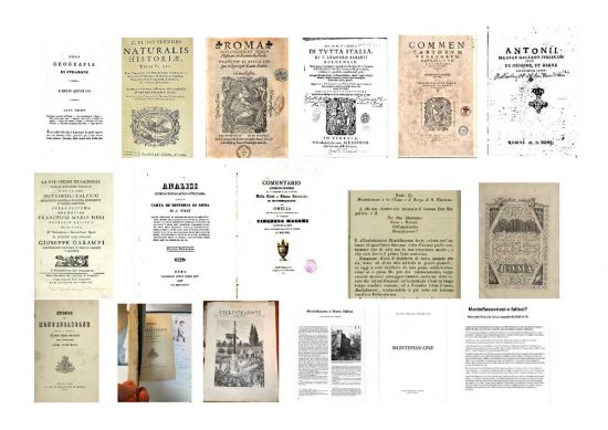 Montefiascone - I testi consultati da Paolo Bologna per la sua ricerca
