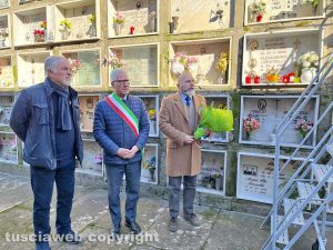 Vetralla - Omaggio alla tomba del martire Luciano Lupattelli
