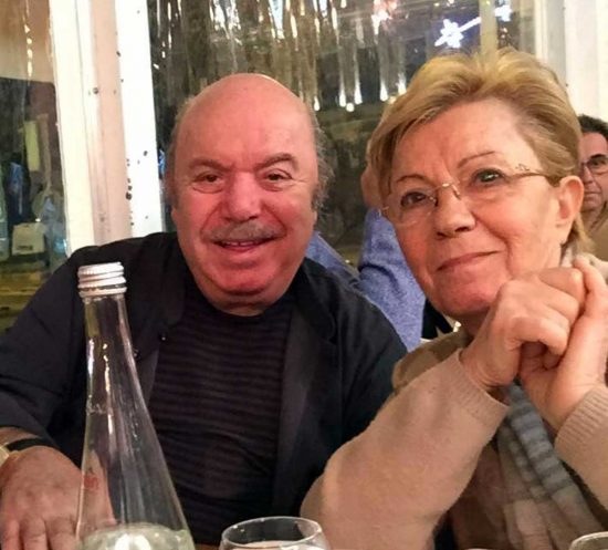 Lino Banfi con la moglie Lucia