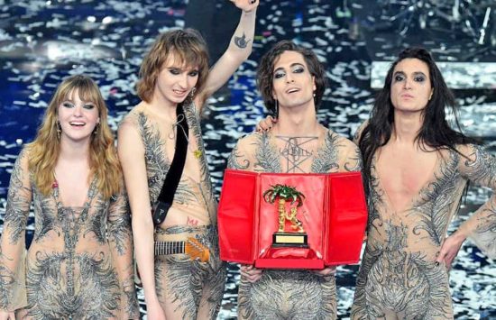 La vittoria dei Maneskin a Sanremo