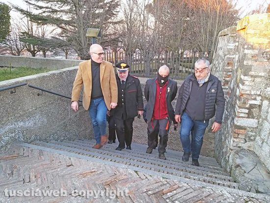 Montefiascone - L'arrivo del Capitano Ultimo alla Rocca dei Papi