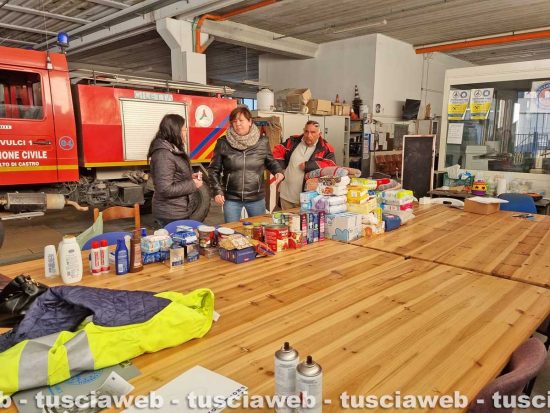 Montalto di Castro - Raccolta fondi della Prociv per la Turchia