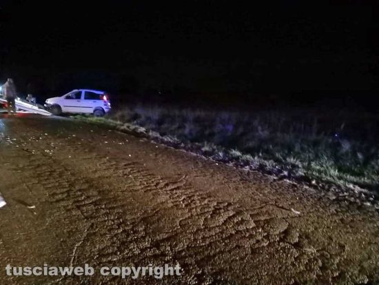 Frontale tra due auto tra Montefiascone e Fastello