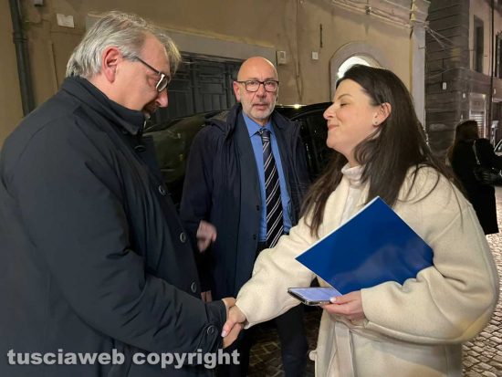 Francesco Rocca con la sua sostenitrice Chiara Frontini