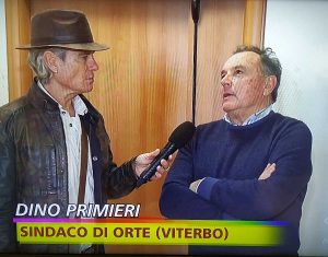 Orte - Il servizio di Striscia la notizia sul convento di San Bernardino - JImmy Ghione col sindaco Primieri
