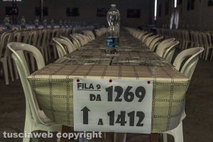 Pranzo del Purgatorio - Indicazione posti