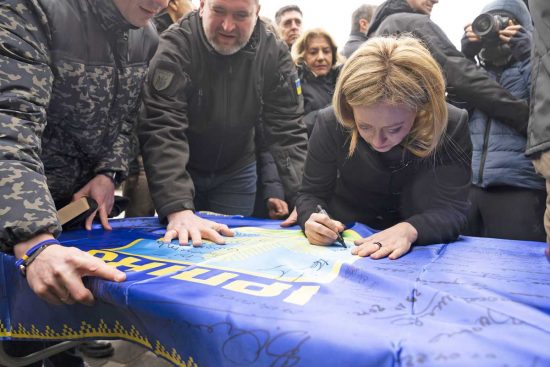 Giorgia Meloni in Ucraina