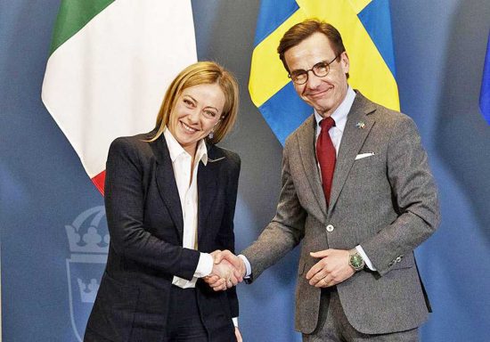 Stoccolma - Meloni e Kristersson