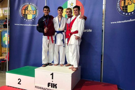 Sport - Arti marziali- Gli atleti della scuola Keikenkai sul podio di Cervia