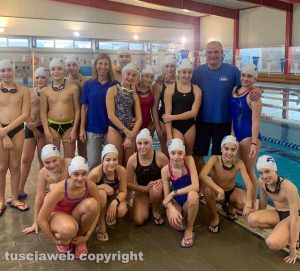 Sport - Nuoto - I ragazzi e le ragazze del Centro Fin Crl di Viterbo