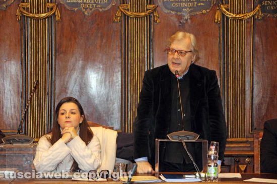 Chiara Frontini e Vittorio Sgarbi