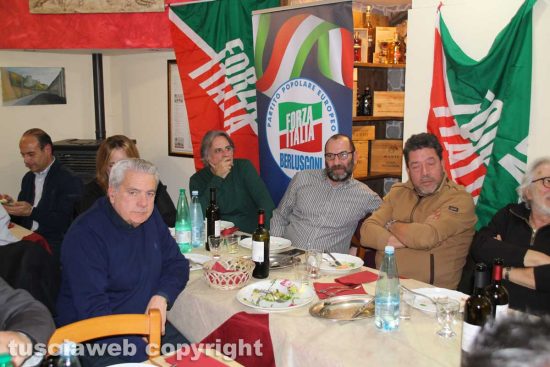 Giovanni Arena alla cena di Giulio Marini
