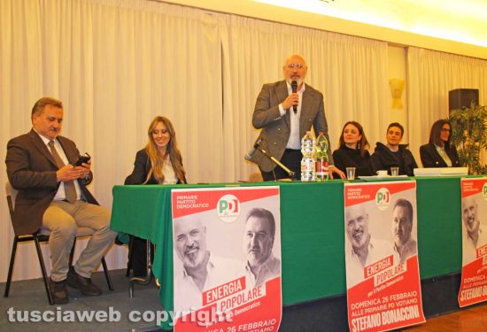 Stefano Bonaccini a San Martino al Cimino