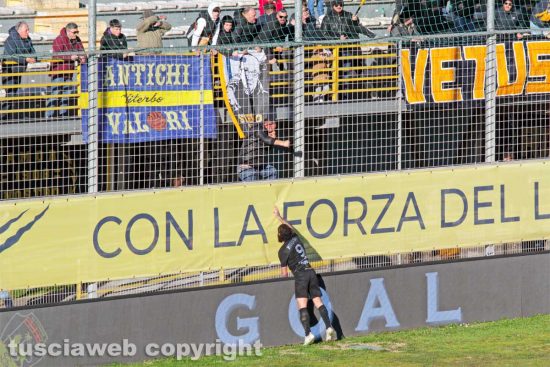 Sport - Calcio - Viterbese - L'esultanza di Alessandro Marotta