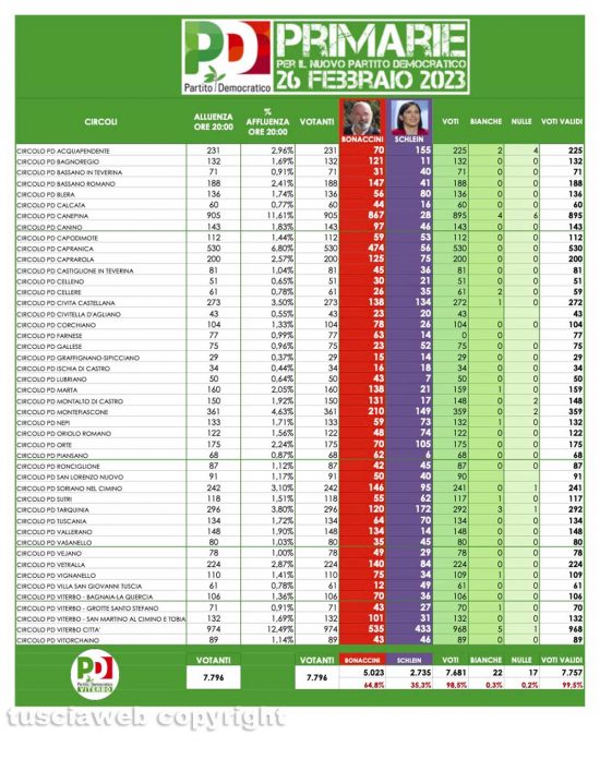 Primarie Pd elettori: Bonaccini e Schlein