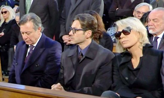 Roma - I funerali di Maurizio Costanzo - Maria De Filippi