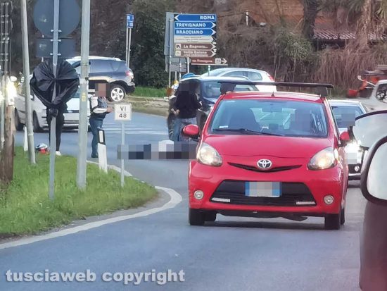 Scontro auto-moto a Sutri