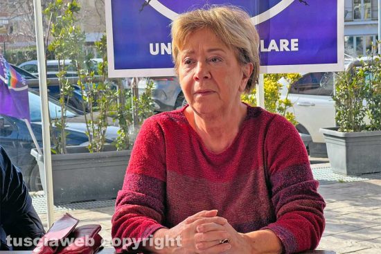 Viterbo - La conferenza stampa di Rosa Rinaldi