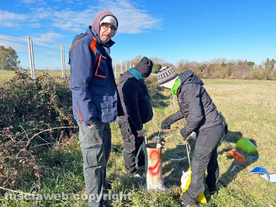Vetralla - Discarica Cinelli - I prelievi di Arpa e Geovit