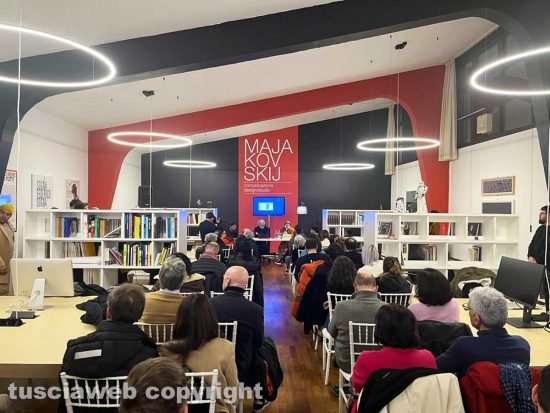 Viterbo - La sede della Majakovskij comunicazione
