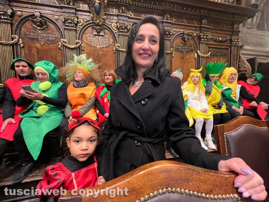 Viterbo - L'assessore Katia Scardozzi alla conferenza stampa di presentazione del Carnevale a Viterbo