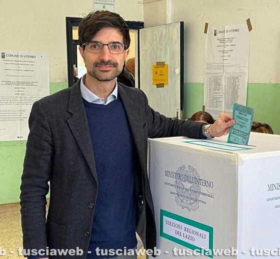 Elezioni regionali - Daniele Sabatini (FdI) al seggio