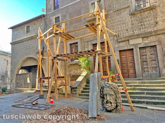 Viterbo - Il set di "The Decameron" a San Pellegrino