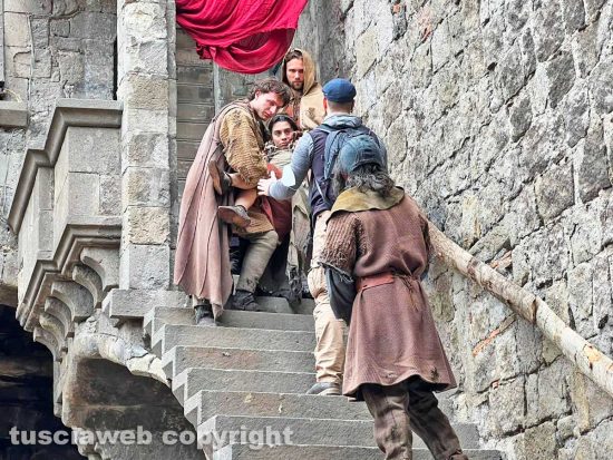 Viterbo - Le riprese della serie "The Decameron"