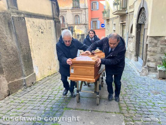 Viterbo - I funerali di Clara Spanata 