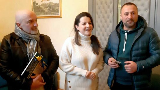 Protesi donate a giovani ucraini - L'incontro in comune