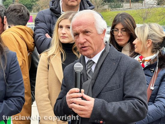 Viterbo - Vincenzo Fiorillo all'inaugurazione area sportiva valle Pierina dedicata a Paolo cavalli