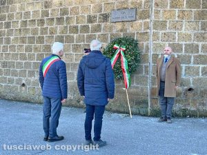Vetralla - Inaugurazione stele martire Luciano Lupattelli