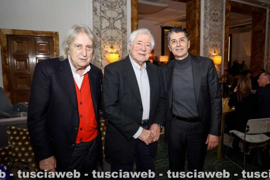Roma - Auditorium della Conciliazione - Il concerto del musicista Marco Sensi - A sinistra Enrico Vanzina