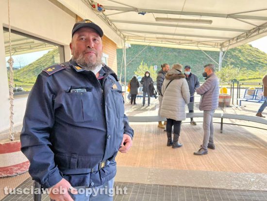 Viterbo - Inaugurazione posto polizia Belcolle