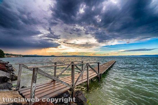 Montefiascone - Pontile sul lago di Bolsena