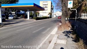 Viterbo - Ponte dell'Elce - Strisce pedonali sbiadite