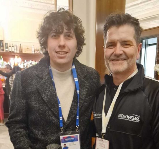 Nazzaremo Bartolaccini e i vip di Sanremo