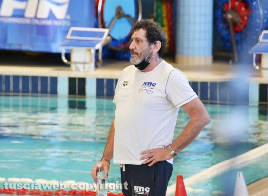 L'allenatore dell'Nc Civitavecchia, Marco Pagliarini