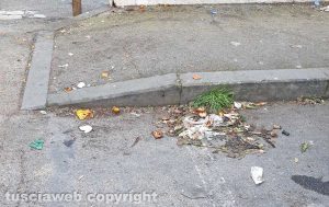 Viterbo - Via Treviso al degrado