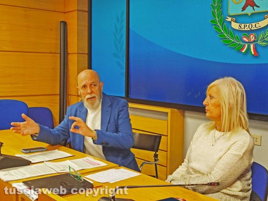 Civitavecchia - Il sindaco Tedesco e l'assessore Napoli