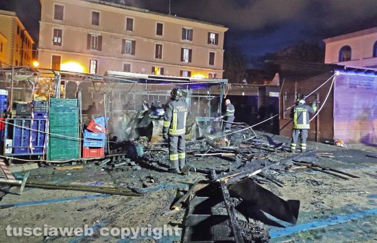 Civitavecchia - L'incendio al Mercato
