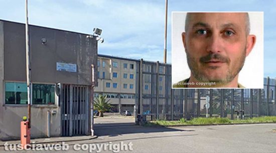 Il carcere di Mammagialla - Nel riquadro Luigi Forieri
